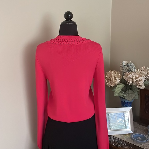 Emporio Armani Pink Knit Top Size IT40 US Small - Picture 8 of 16